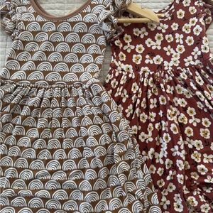 Little Sleepies Play Flutter Sleeve Twirl Dresses
